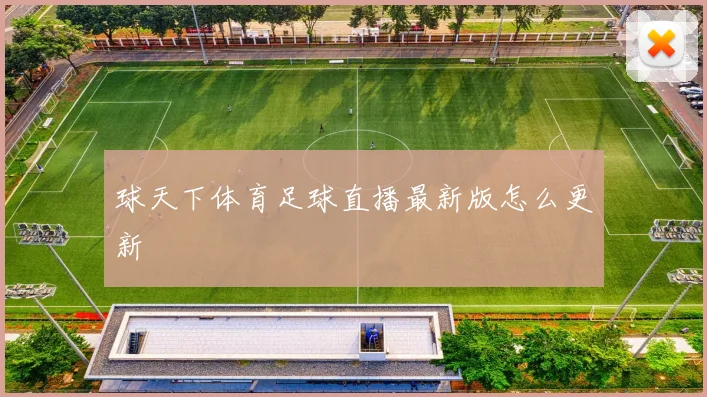 球天下体育足球直播最新版怎么更新